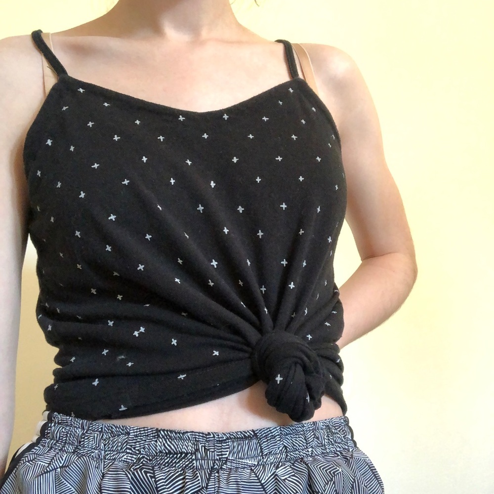 soft black camisole